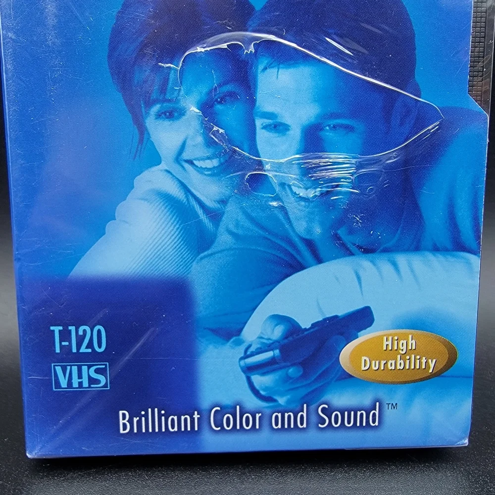 Sony Premium Grade T-120 6 Hrs VHS Blank Video Tape High Durability Sealed New